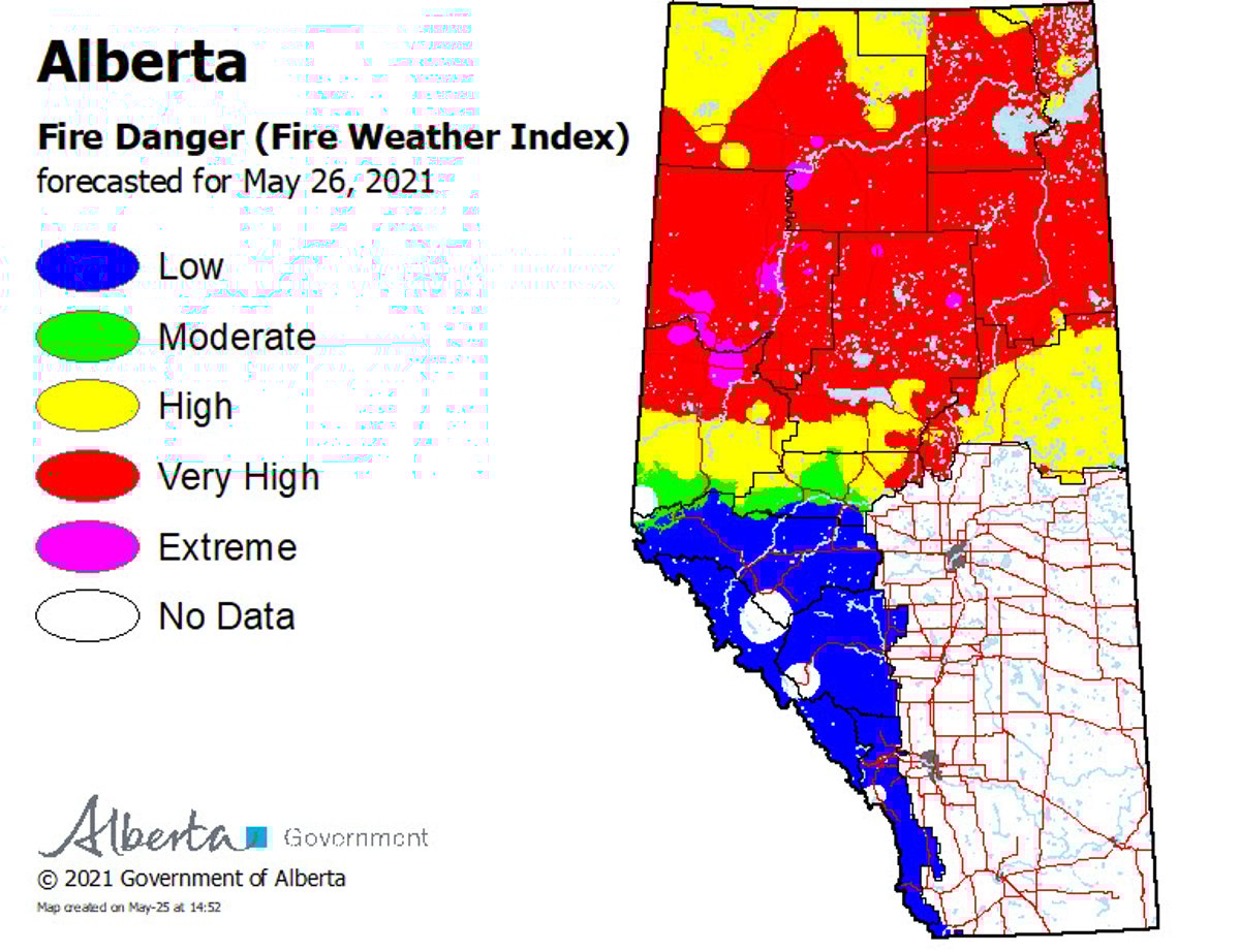 May 26 wildfire danger