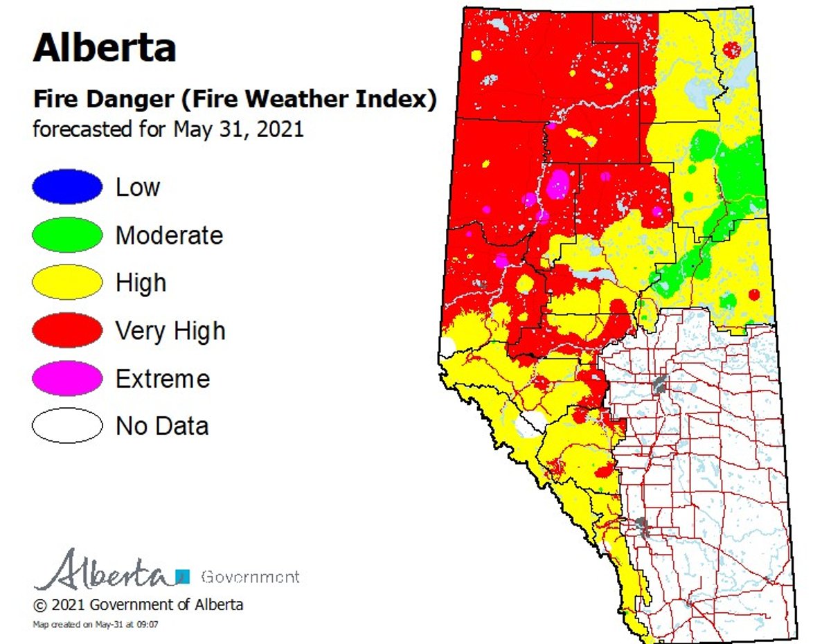 may 31st wildfire danger